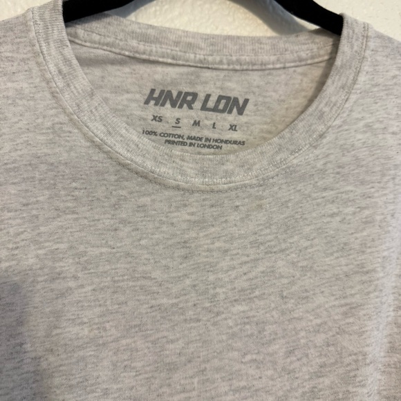 Gray Short Sleeve Tee with Pink Graphic - Picture 3 of 5